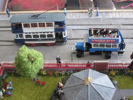 Tram and Bus at New Park Stop